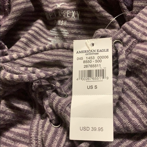 American Eagle 🦅 Plush Top with hood - Picture 7 of 7